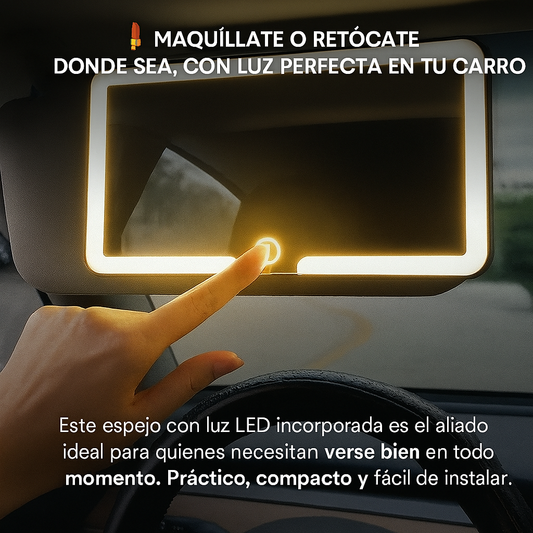 ESPEJO CON LUCES | PARA CARROS